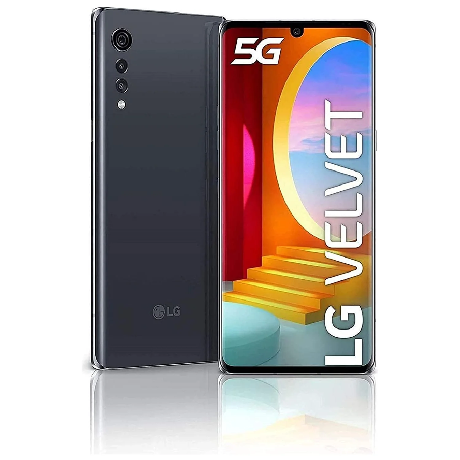LG Velvet 5G LMG900UM1A (GSM Unlocked) LMG900EM Aurora Gray