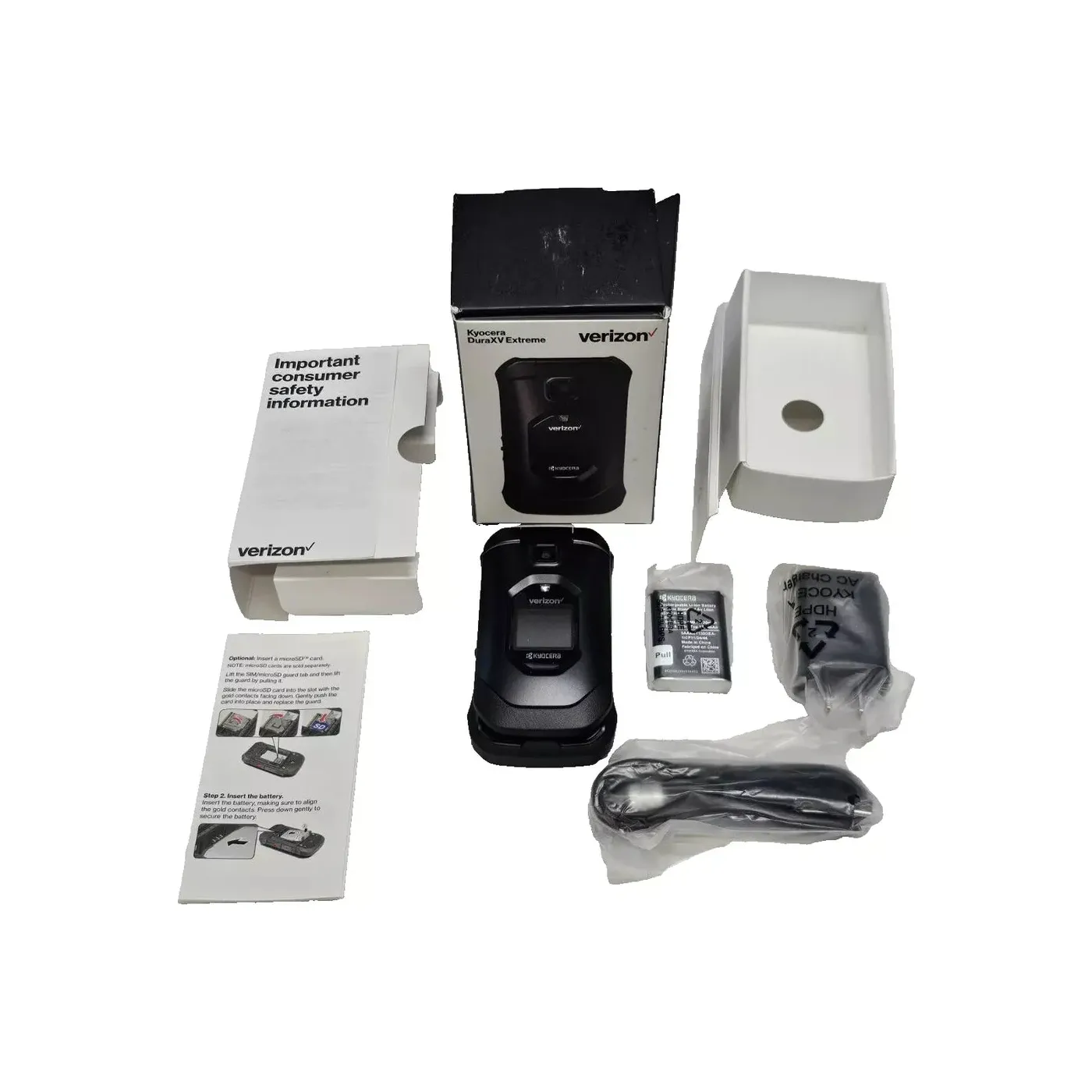 NEW Kyocera DuraXV Extreme E4810 US Mobile Verizon TracFone Unlocked Rugged LTE
