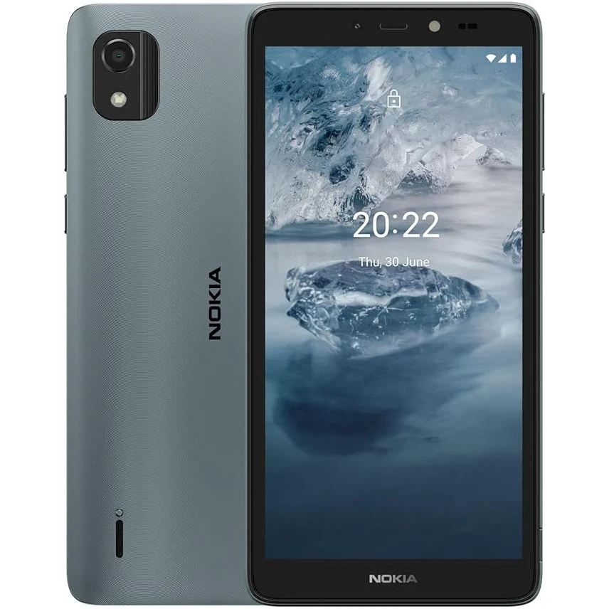 Nokia C2 2E | Android 11 (Go Edition) | Unlocked Smartphone | All Day Battery | 2/32GB | 5.7-Inch Screen | International Version | Blue